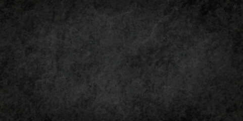 Fototapeta premium Abstract dark black and stone grungy wall backdrop texture background. Blank black concrete texture surface background. dark texture chalk board and black board background.