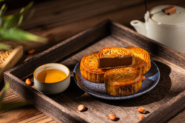 Chinese tradition culture moon cake