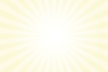 Obraz premium Sunburst background with brown sun ray. Pattern of starburst. Abstract cotton brown texture with light of sunburst. Radial beam of sunlight. Retro background with flash. Design of sunbeams. Vector.