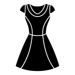 Shift Dress isolated on white, Shift Dress vector illustration, Dress   vector art, shark silhouette, shark vector icon, shark  line art, eps