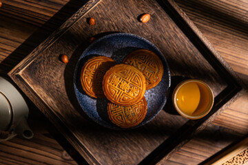 Chinese tradition culture moon cake