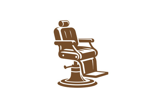 recommend clip art: the barber salon chair silhouette illustration vector