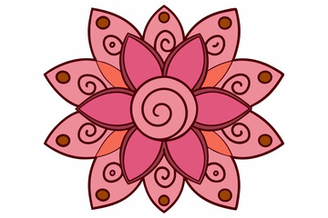 flower isolated on white