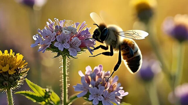bee on a flower