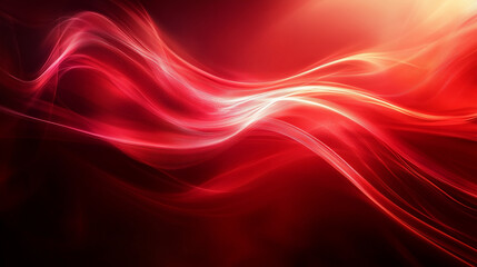 Red swirling abstract patterns created with light and motion in a dark background, showcasing dynamic energy and fluidity