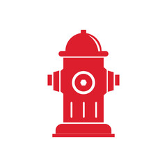 Naklejka premium Firefighter icon flat design