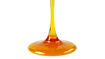 3D Render Maple Syrup Honey Pouring Isolated Design on White Background with Copy Space, liquid, food photography, food styling, food presentation, advertising, branding, graphic design, Banner,