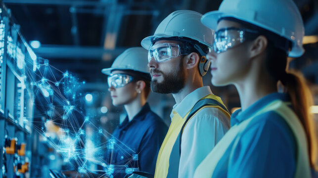 Diverse workforce in the power generation sector, representing innovation and collaboration