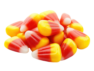 Colorful candy corn pile perfect for Halloween celebrations, decorations, and sweet treats for festive occasions.