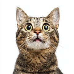 Fototapeta premium cat surprised