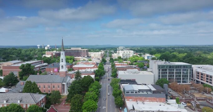 Downtown Chapel Hill., North Carolina, USA.