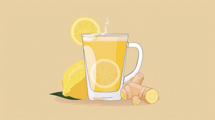 Refreshing Ginger Lemon Tea