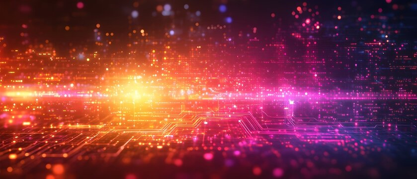 Abstract Circuit Board Technology Background