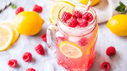 Refreshing Raspberry Lemonade