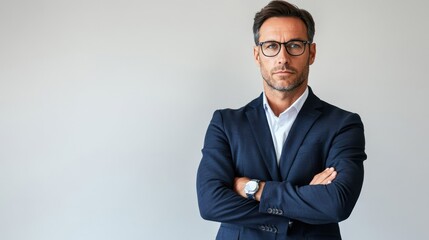 The confident businessman