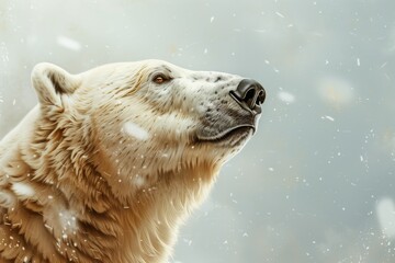 polar bear portrait animal 