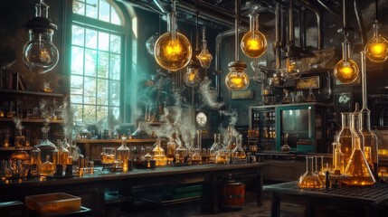 Alchemical Laboratory: A Mystical Space