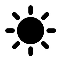 Sun Icon Design for Energy and Nature Themes