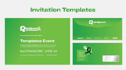 Dotquestr Mental Health Day Specials  - invitations templates - Quick Execution Designs Business Templates