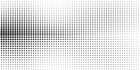 Grunge halftone gradient background. Faded grit noise texture. White and black sand wallpaper. Retro pixelated backdrop. Anime or manga style comic  
 book modern