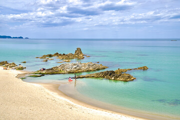 Rocky Outcrops at Wonpyeong Beach