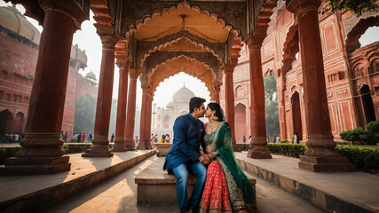 Naklejka premium Delhi India 