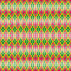 Seamless pink dot pattern vector illustration for fabric, wallpaper, and textile design