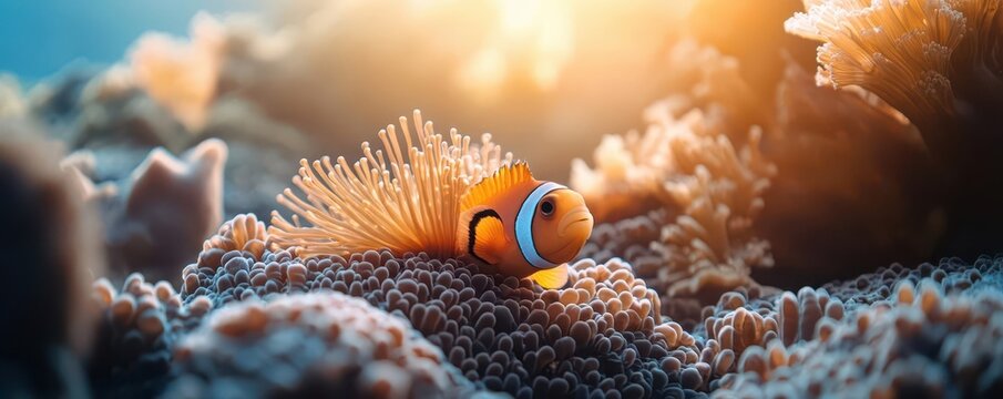 Marine life conservation, vibrant oceans, aquatic protection, sustainable practices