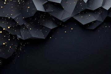 Black luxury bakground frame