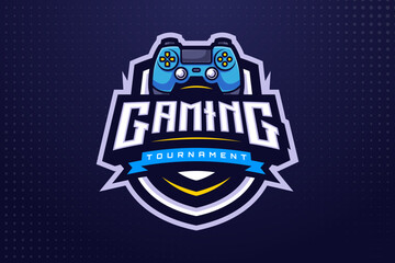 Gamer Esports Logo Template for Gaming Team or Game Tournament © Akito Studio