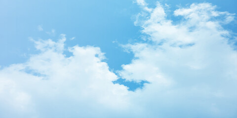 sunny sky blue light watercolor background. Aquarelle painting brush effect card paper textured canvas cloudy smoke space for text, entertaining card, template. aquamarine color graphics illustration