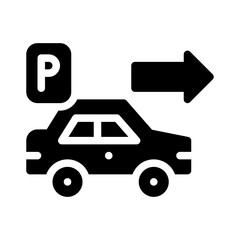 car glyph icon