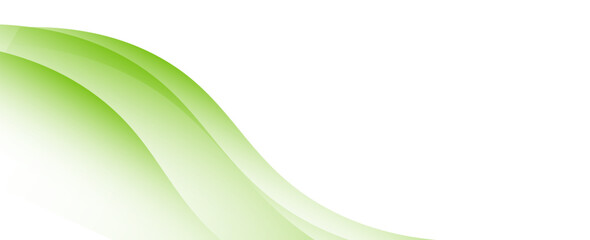 Abstract green banner background. Graphic design banner pattern background template with dynamic curve shapes