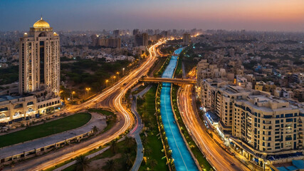 Naklejka premium Karachi Pakistan