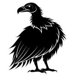 Obraz premium Vulture Black silhouette