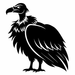 Obraz premium Vulture Black silhouette