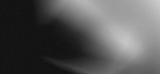 Black white grainy background, monochrome gray noisy texture dark grunge banner, header poster cover backdrop design