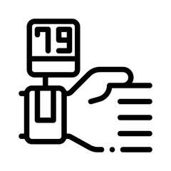 blood pressure line icon