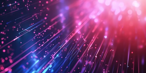 Futuristic Neon Tunnel with Vibrant Lights created by ai