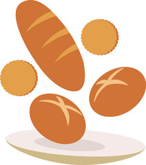 vector graphic of world food day good for world food day celebration. flat design. flyer design.flat illustration