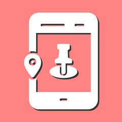 Pin Location Vector Icon