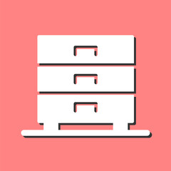 Drawers Vector Icon
