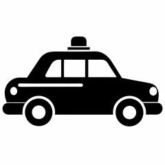 Taxi Black silhouette