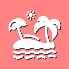 Beach Vector Icon
