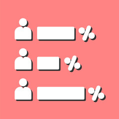 Voting Result Vector Icon