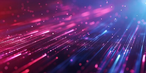 Futuristic Neon Tunnel with Vibrant Lights created by ai