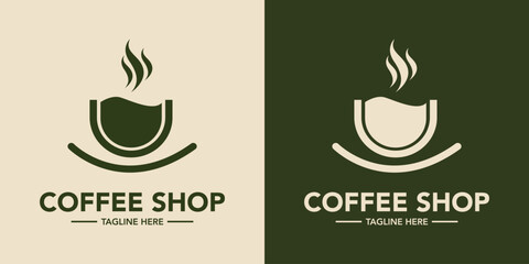 Coffee logo design minimalist