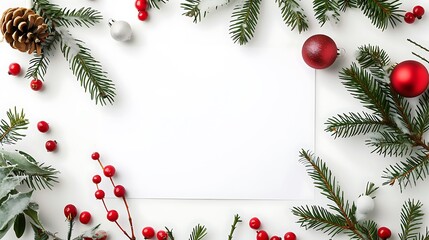 Fototapeta premium Luxury Nordic christmas background, New year wallpaper