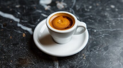 Fototapeta premium Espresso Cup on Marble