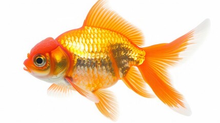 Golden Fish Close-Up